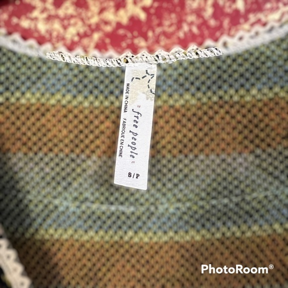 FREE PEOPLE Iceland Air Sweater Bolo Gypsy Cottage Core Dark Academia Dress S - Picture 7 of 15